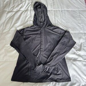 Athleta Gray Hooded Sweatshirt